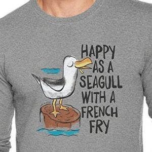 Life Is Good Mens 2xl Gray Long Sleeve 